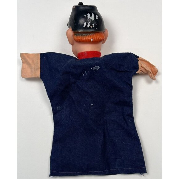 2 VTG JOHN FREILASSING Punch & Judy HAND PUPPETS Queen Police Germany Mr. Rogers - Picture 9 of 10
